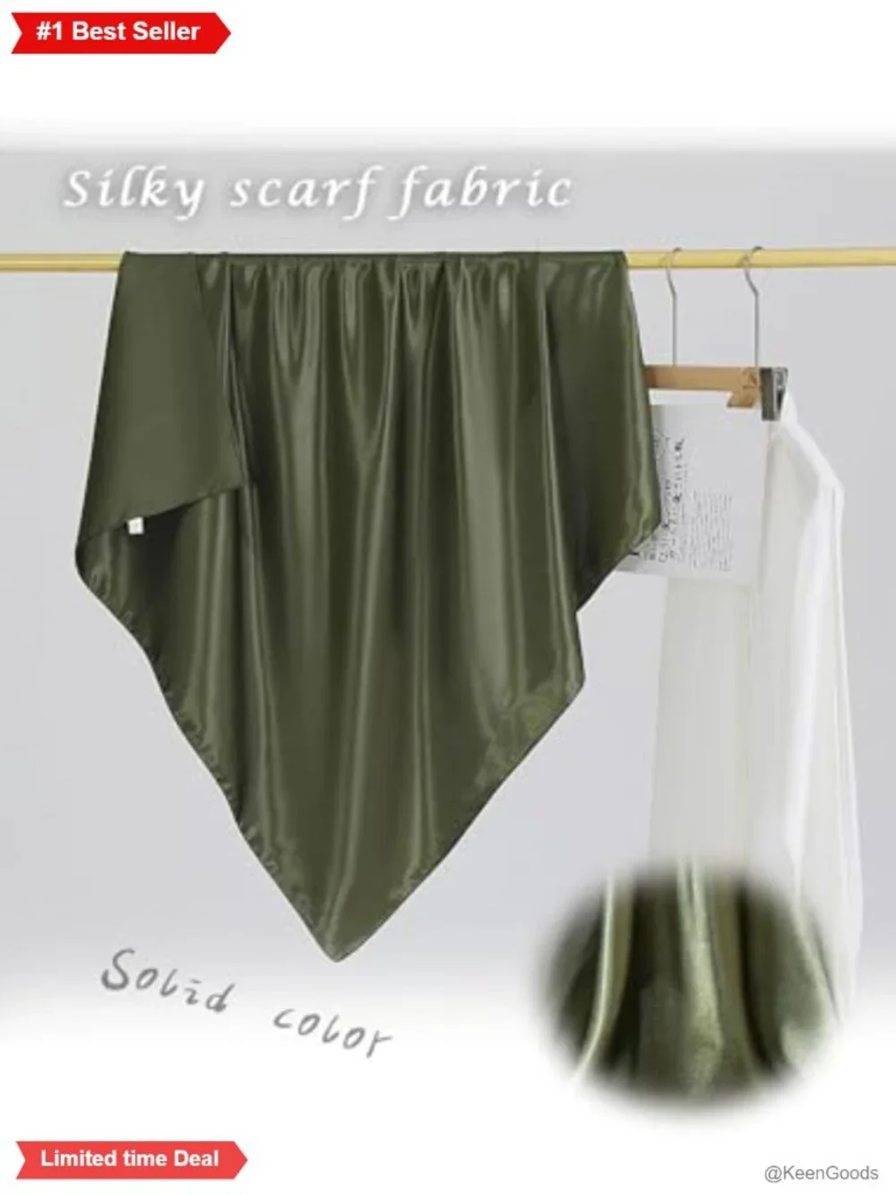 Large Satin Silk Blend Square Scarf Wrap Shawl Bandana Hair Accessory